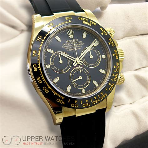 rolex daytona ref. 116518|solid gold rolex daytona price.